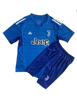 Juventus Målvakt Replika Hemmakläder Barn 2023-24 Kortärmad (+ byxor)